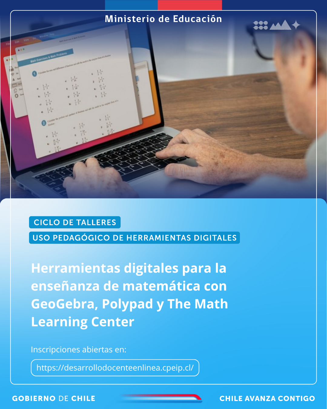 Taller: Herramientas digitales para la enseñanza de Matemática con Geogebra, Polypad y The Math Learning Center