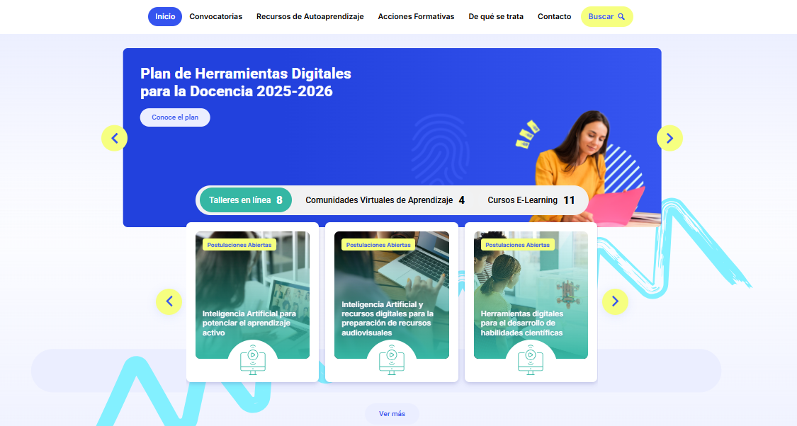Plan de Herramientas Digitales lanza su nuevo sitio web con mejoras en acceso y navegación